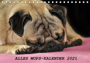 Alles Mops-Kalender 2021 (Tischkalender 2021 DIN A5 quer) von Hofmann,  Sonja