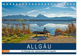 ALLGÄU, im Wandel der Jahreszeiten. (Tischkalender 2024 DIN A5 quer), CALVENDO Monatskalender von VogtArt,  VogtArt