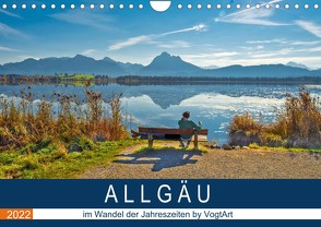 ALLGÄU, im Wandel der Jahreszeiten. (Wandkalender 2022 DIN A4 quer) von VogtArt