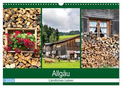 Allgäu – Landliches Leben (Wandkalender 2024 DIN A3 quer), CALVENDO Monatskalender von Dürr,  Brigitte