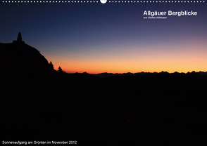 Allgäuer Bergblicke (Wandkalender 2021 DIN A2 quer) von Steffen,  Wittmann