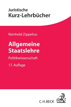 Allgemeine Staatslehre von Zippelius,  Reinhold