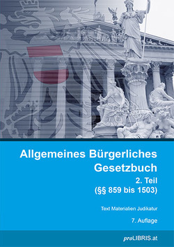 Allgemeines Bürgerliches Gesetzbuch 2. Teil von proLIBRIS VerlagsgmbH