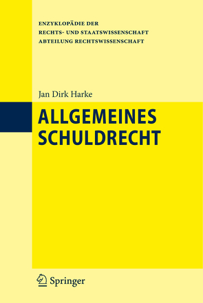 Allgemeines Schuldrecht von Harke,  Jan Dirk