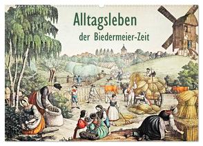 Alltagsleben der Biedermeier-Zeit (Wandkalender 2024 DIN A2 quer), CALVENDO Monatskalender von Galle,  Jost