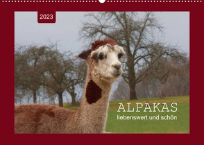 Alpakas – liebenswert und schön (Wandkalender 2023 DIN A2 quer) von Keller,  Angelika