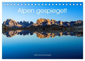 Alpen gespiegelt (Tischkalender 2024 DIN A5 quer), CALVENDO Monatskalender von Zwick,  Martin