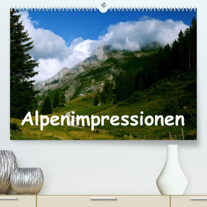 Alpenimpressionen, Region Schweiz/Frankreich (Premium, hochwertiger DIN A2 Wandkalender 2022, Kunstdruck in Hochglanz) von HM-Fotodesign