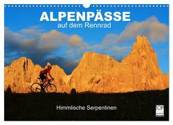 Alpenpässe auf dem Rennrad „Himmlische Serpentinen“ (Wandkalender 2024 DIN A3 quer), CALVENDO Monatskalender von Rotter,  Matthias