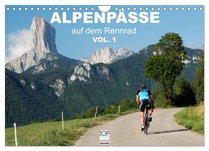 Alpenpässe auf dem Rennrad Vol. 1 (Wandkalender 2024 DIN A4 quer), CALVENDO Monatskalender von Rotter,  Matthias