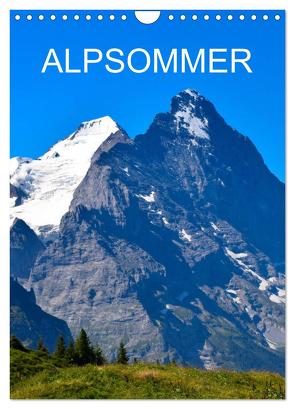 Alpsommer (Wandkalender 2024 DIN A4 hoch), CALVENDO Monatskalender von Caumont,  Renaldo