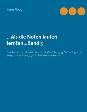 …Als die Noten laufen lernten…Band 3 von Ploog,  Karin