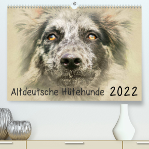 Altdeutsche Hütehunde 2022 (Premium, hochwertiger DIN A2 Wandkalender 2022, Kunstdruck in Hochglanz) von Redecker,  Andrea