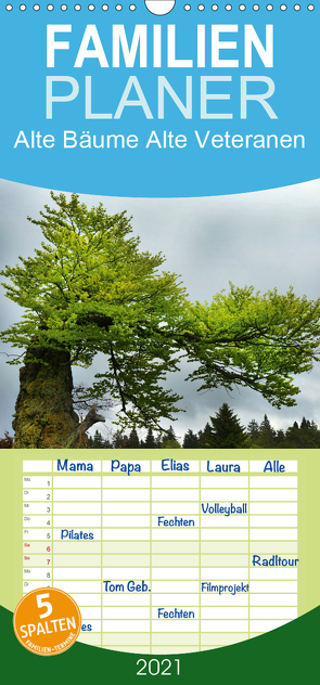 Alte Bäume Alte Veteranen – Familienplaner hoch (Wandkalender 2021 , 21 cm x 45 cm, hoch) von Bäume Alte Veteranen,  Alte