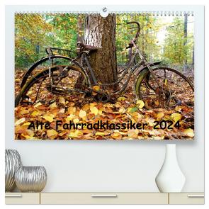 Alte Fahrradklassiker 2024 (hochwertiger Premium Wandkalender 2024 DIN A2 quer), Kunstdruck in Hochglanz von Herms,  Dirk