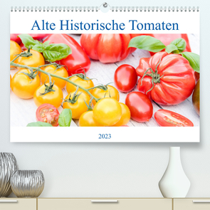 Alte Historische Tomaten (Premium, hochwertiger DIN A2 Wandkalender 2023, Kunstdruck in Hochglanz) von EFLStudioArt