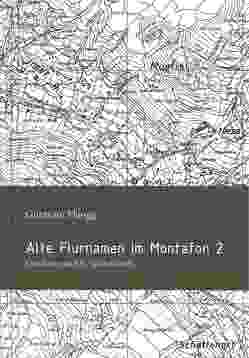 Alte Montafoner Flurnamen 2: Gaschurn und St. Gallenkirch von Kasper,  Michael, Plangg,  Guntram