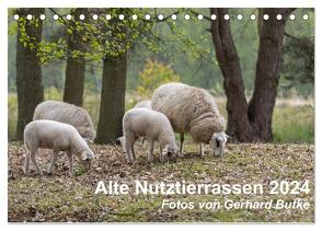 Alte Nutztierrassen 2024 (Tischkalender 2024 DIN A5 quer), CALVENDO Monatskalender von Butke,  Gerhard