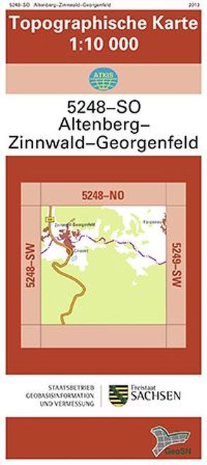 Altenberg – Zinnwald – Georgenfeld (5248-SO)