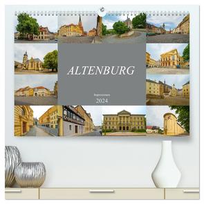 Altenburg Impressionen (hochwertiger Premium Wandkalender 2024 DIN A2 quer), Kunstdruck in Hochglanz von Meutzner,  Dirk