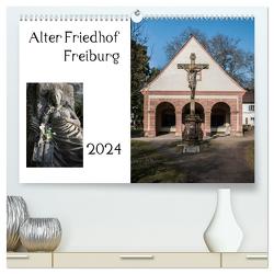 Alter Friedhof Freiburg (hochwertiger Premium Wandkalender 2024 DIN A2 quer), Kunstdruck in Hochglanz von Muehlbacher,  Joerg