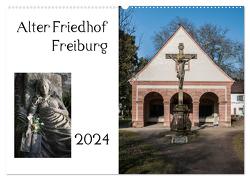 Alter Friedhof Freiburg (Wandkalender 2024 DIN A2 quer), CALVENDO Monatskalender von Muehlbacher,  Joerg