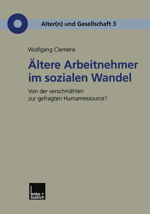 Ältere Arbeitnehmer im sozialen Wandel von Clemens,  Wolfgang