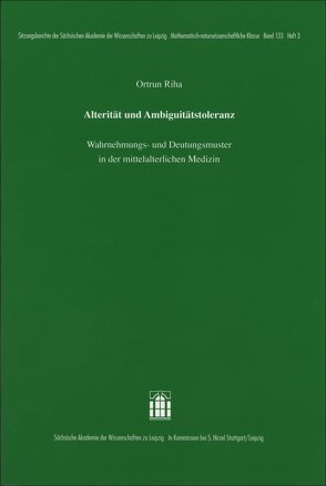 Alterität und Ambiguitätstoleranz von Riha,  Ortrun