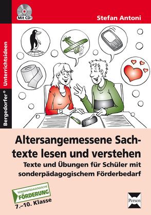 Altersangemessene Sachtexte lesen und verstehen von Antoni,  Stefan