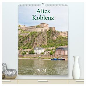 Altes Koblenz (hochwertiger Premium Wandkalender 2024 DIN A2 hoch), Kunstdruck in Hochglanz von Stock,  pixs:sell@Adobe