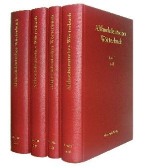 Althochdeutsches Wörterbuch / Althochdeutsches Wörterbuch. Band I: A–B von Frings,  Theodor, Karg-Gasterstädt,  Elisabeth