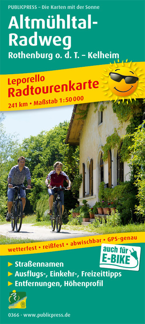 Altmühltal-Radweg, Rothenburg o. d. T. – Kelheim