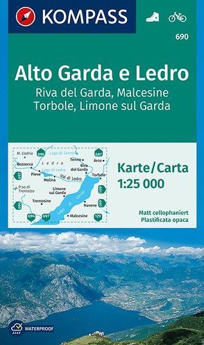 KOMPASS Wanderkarte Alto Garda e Ledro, Riva del Garda, Malcesine, Torbole, Limone sul Garda von KOMPASS-Karten GmbH