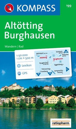 KOMPASS Wanderkarte Altötting-Burghausen von KOMPASS-Karten GmbH