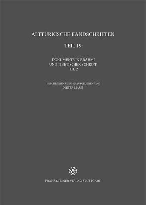 Alttürkische Handschriften von Maue,  Dieter