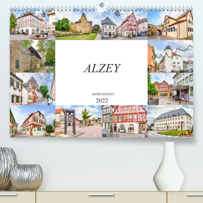 Alzey Impressionen (Premium, hochwertiger DIN A2 Wandkalender 2022, Kunstdruck in Hochglanz) von Meutzner,  Dirk