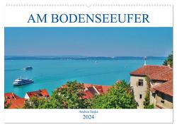 Am Bodenseeufer (Wandkalender 2024 DIN A2 quer), CALVENDO Monatskalender von Janke,  Andrea