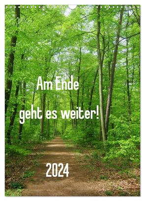 Am Ende geht es weiter! 2024 (Wandkalender 2024 DIN A3 hoch), CALVENDO Monatskalender