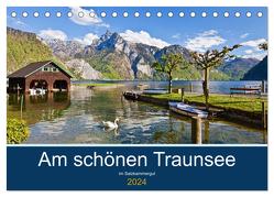 Am schönen Traunsee im Salzkammergut (Tischkalender 2024 DIN A5 quer), CALVENDO Monatskalender von Kramer,  Christa