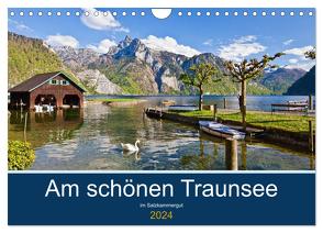 Am schönen Traunsee im Salzkammergut (Wandkalender 2024 DIN A4 quer), CALVENDO Monatskalender von Kramer,  Christa