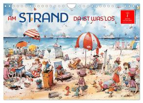 Am Strand da ist was los (Wandkalender 2024 DIN A4 quer), CALVENDO Monatskalender von Roder,  Peter