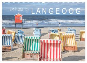 Am Strand von Langeoog (Wandkalender 2024 DIN A2 quer), CALVENDO Monatskalender von Scherf,  Dietmar