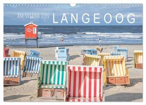 Am Strand von Langeoog (Wandkalender 2024 DIN A3 quer), CALVENDO Monatskalender von Scherf,  Dietmar