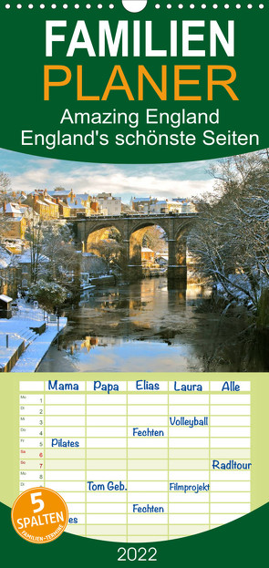 Familienplaner Amazing England – England’s schönste Seiten (Wandkalender 2022 , 21 cm x 45 cm, hoch) von TJPhotography