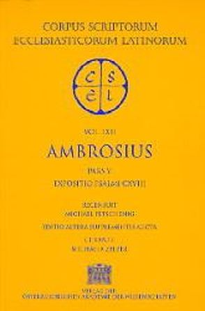 Ambrosius. Opera / Ambrosius. Opera von Zelzer,  Michaela