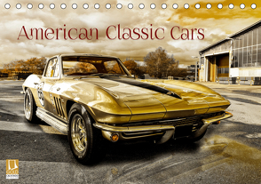 American Classic Cars (Tischkalender 2021 DIN A5 quer) von Chrombacher,  Christian