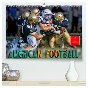 American Football – mein Sport (hochwertiger Premium Wandkalender 2024 DIN A2 quer), Kunstdruck in Hochglanz von Roder,  Peter