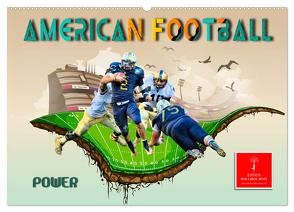 American Football – Power (Wandkalender 2024 DIN A2 quer), CALVENDO Monatskalender von Roder,  Peter