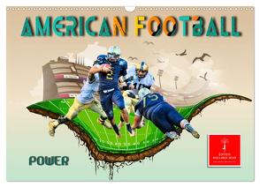 American Football – Power (Wandkalender 2024 DIN A3 quer), CALVENDO Monatskalender von Roder,  Peter