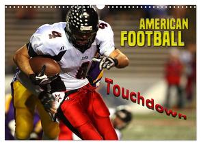 American Football – Touchdown (Wandkalender 2024 DIN A3 quer), CALVENDO Monatskalender von Bleicher,  Renate